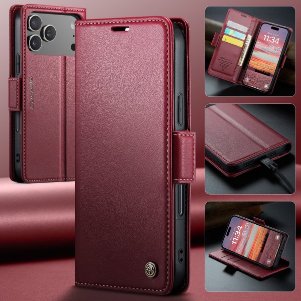 CaseMe iPhone 17 Pro Max Cover 023-serien Rød