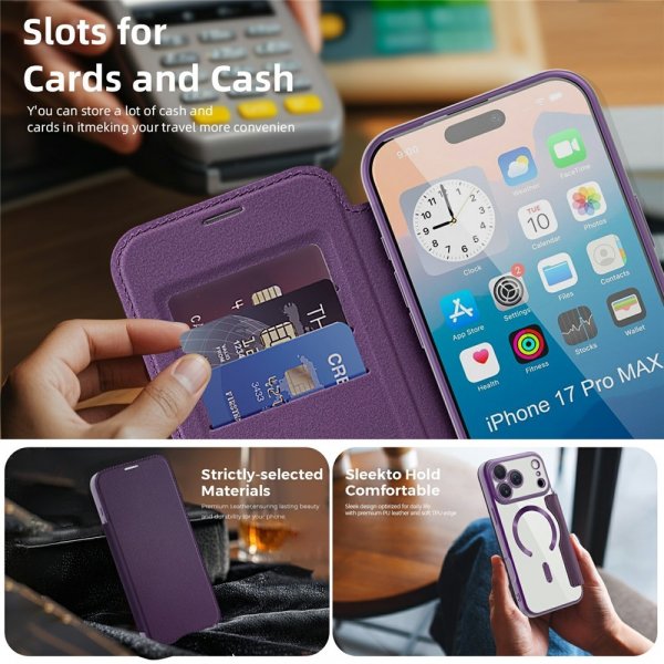 iPhone 17 Pro Max Cover MagSafe Lilla