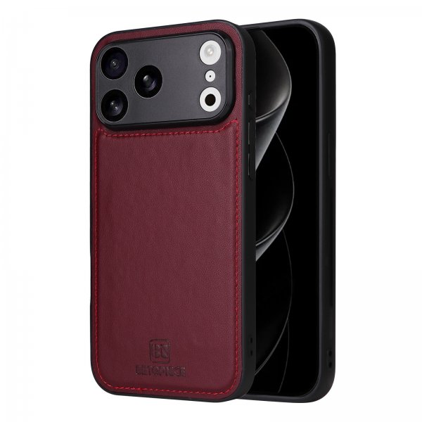 Betopnice iPhone 17 Pro Max Cover med aftageligt etui 005 Rød