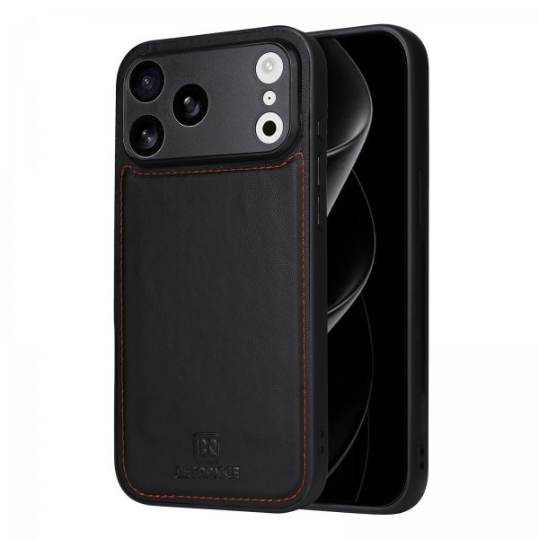 Betopnice iPhone 17 Pro Max Cover med Aftageligt Etui 005 Sort