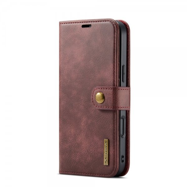 Dg.Ming iPhone 17 Pro Max Etui med Aftageligt Cover Rød