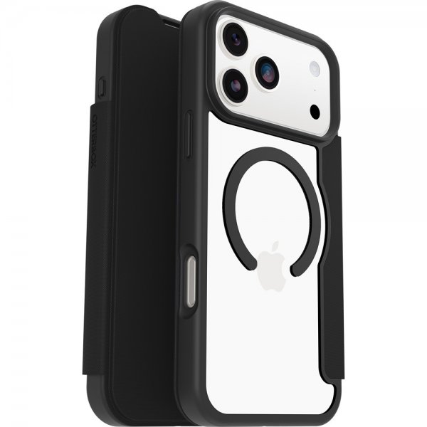 Otterbox iPhone 17 Pro Max Cover React Folio MagSafe Black Crystal