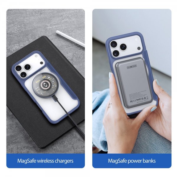 Dux Ducis iPhone 17 Pro Max Cover Skin X Pro Series MagSafe Blå