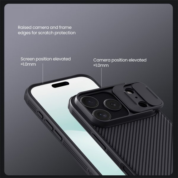 Nillkin iPhone 17 Pro Max Cover CamShield Pro MagSafe Sort