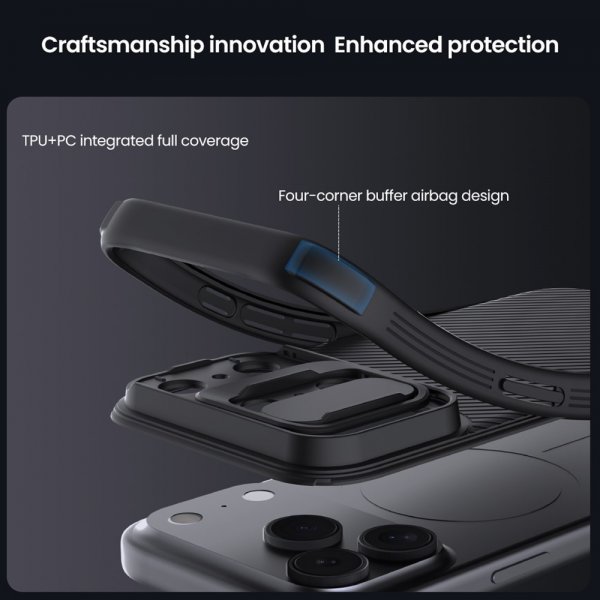 Nillkin iPhone 17 Pro Max Cover CamShield Pro Sort