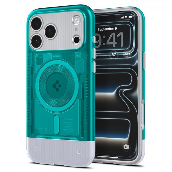 Spigen iPhone 17 Pro Max Cover Classic C1 MagFit Bondi Blue