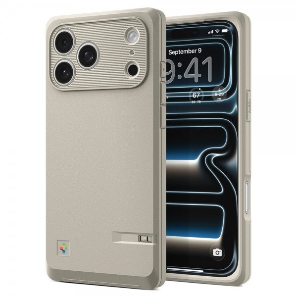 Spigen iPhone 17 Pro Max Cover Classic LS MagFit Stone