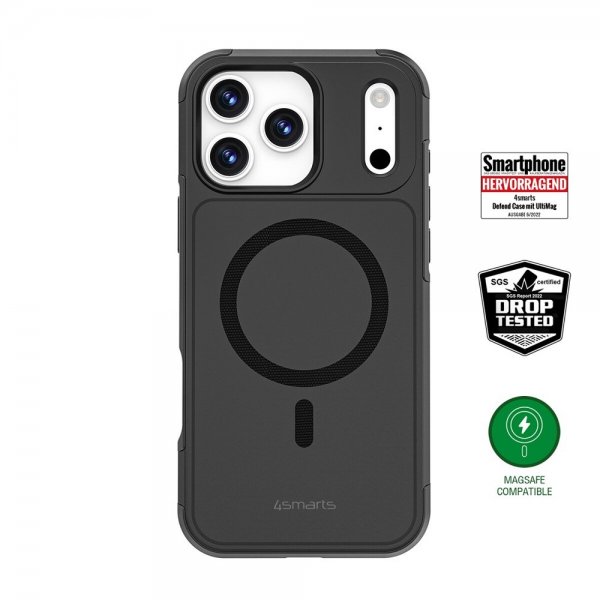 4smarts iPhone 17 Pro Max Cover Defend Case Ultimag Sort