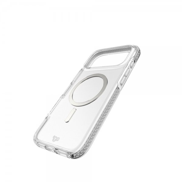 Tech21 iPhone 17 Pro Max Cover EvoCrystal MagSafe Metallic Silver