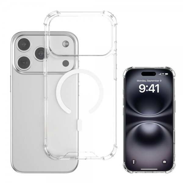 4smarts iPhone 17 Pro Max Cover Ibiza MagSafe Transparent