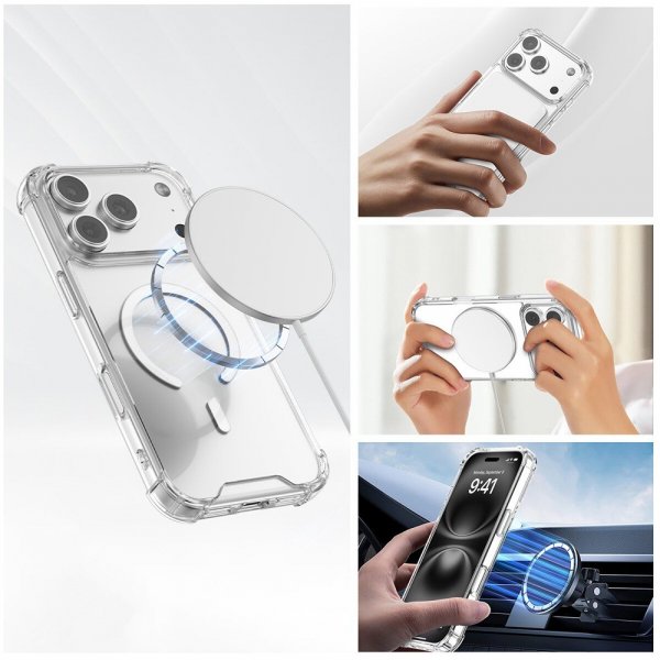 4smarts iPhone 17 Pro Max Cover Ibiza MagSafe Transparent