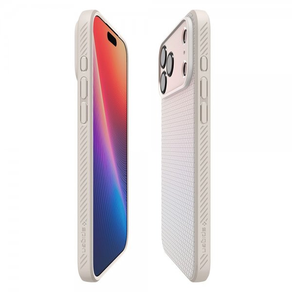 Spigen iPhone 17 Pro Max Cover Liquid Air Natural Titanium