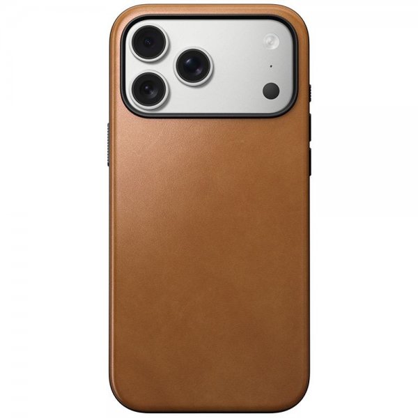 Nomad iPhone 17 Pro Max Cover Modern Leather Case English Tan