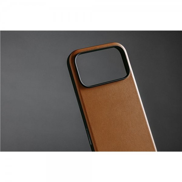 Nomad iPhone 17 Pro Max Cover Modern Leather Case English Tan