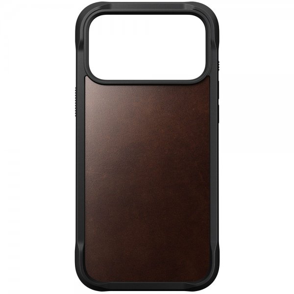 Nomad iPhone 17 Pro Max Cover Robust lædercover Horween Rustic Brown