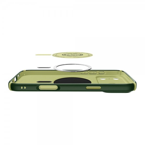 Spigen iPhone 17 Pro Max Cover Nano Pop Hybrid MagFit Avo Green