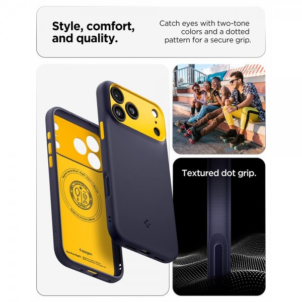 Spigen iPhone 17 Pro Max Cover Nano Pop MagFit Blueberry Navy