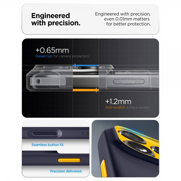 Spigen iPhone 17 Pro Max Cover Nano Pop MagFit Blueberry Navy