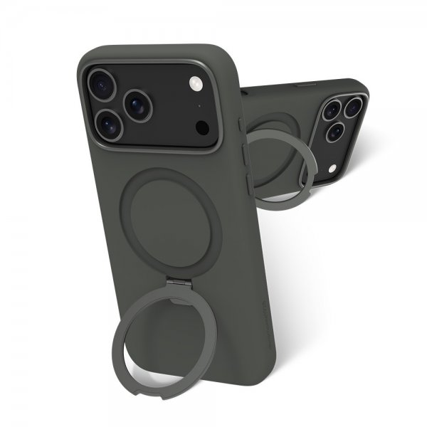 dbramante1928 iPhone 17 Pro Max Cover Roskilde MagSafe Kickstand ICON Forest Shadow