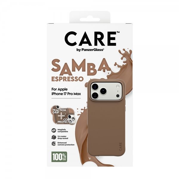 CARE by PanzerGlass iPhone 17 Pro Max Cover Samba MagSafe Espresso