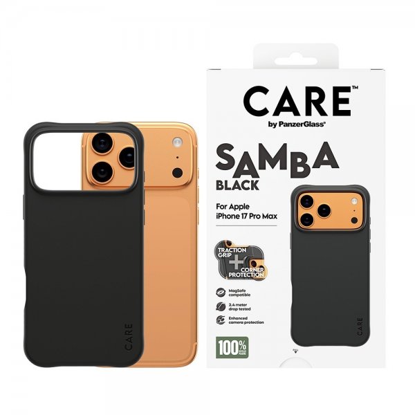 CARE by PanzerGlass iPhone 17 Pro Max Cover Samba MagSafe Sort