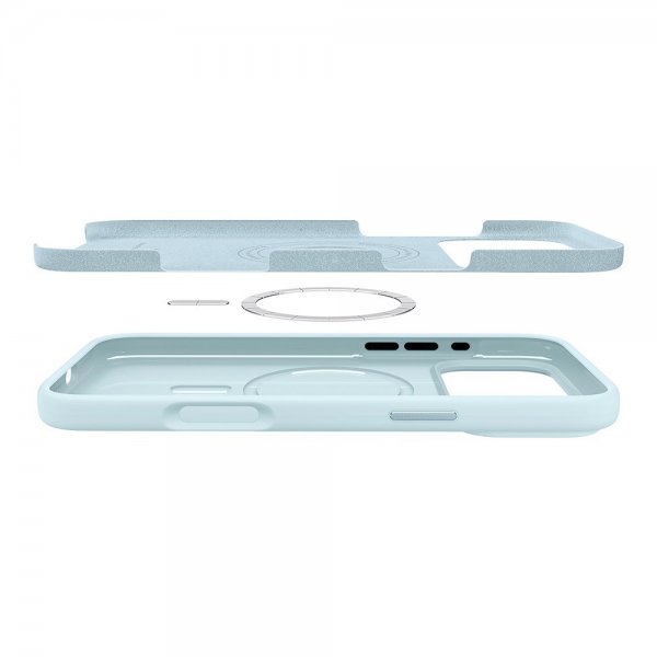 Spigen iPhone 17 Pro Max Cover Silicone Fit MagFit Mute Blue