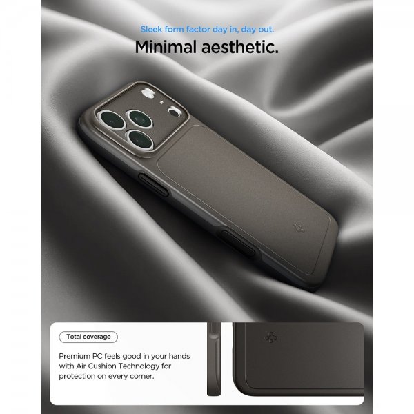 Spigen iPhone 17 Pro Max Cover Thin Fit MagFit Gunmetal