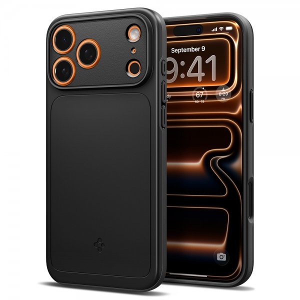Spigen iPhone 17 Pro Max Cover Thin Fit MagFit Sort