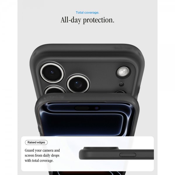 Spigen iPhone 17 Pro Max Cover Ultra Hybrid Classic MagFit Sort