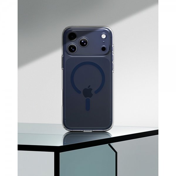 Spigen iPhone 17 Pro Max Cover Ultra Hybrid MagFit Clear Deep Blue
