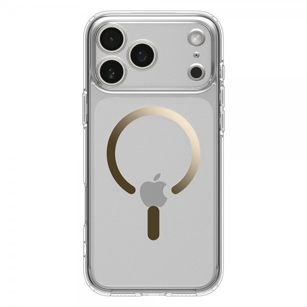 Spigen iPhone 17 Pro Max Cover Ultra Hybrid MagFit Clear Gold