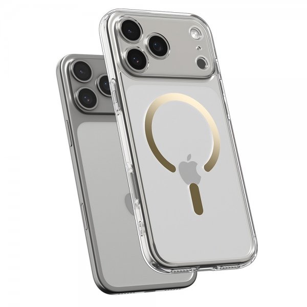 Spigen iPhone 17 Pro Max Cover Ultra Hybrid MagFit Clear Gold