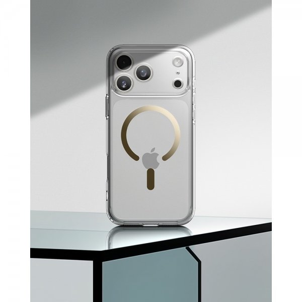 Spigen iPhone 17 Pro Max Cover Ultra Hybrid MagFit Clear Gold