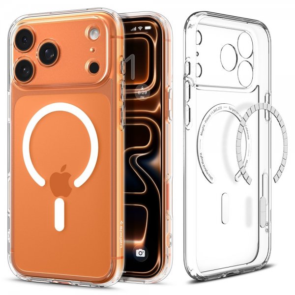 Spigen iPhone 17 Pro Max Cover Ultra Hybrid MagFit Clear White