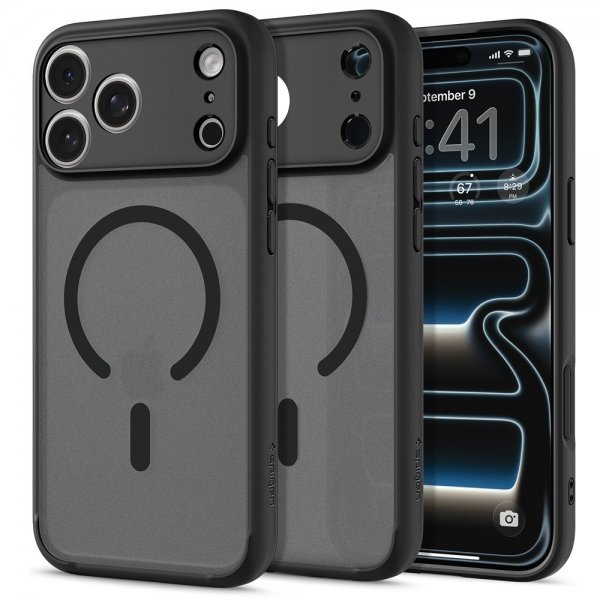 Spigen iPhone 17 Pro Max Cover Ultra Hybrid MagFit Frost Black