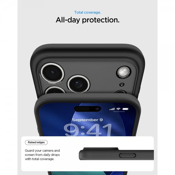 Spigen iPhone 17 Pro Max Cover Ultra Hybrid MagFit Frost Black Orange