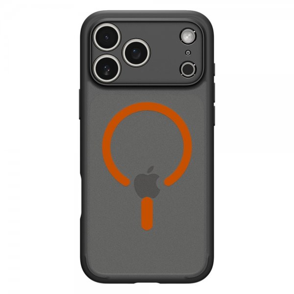Spigen iPhone 17 Pro Max Cover Ultra Hybrid MagFit Frost Black Orange