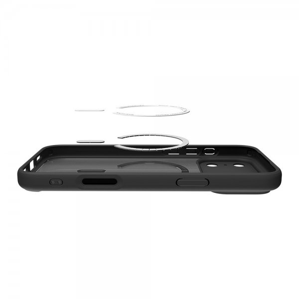 Spigen iPhone 17 Pro Max Cover Ultra Hybrid MagFit Frost Black Orange