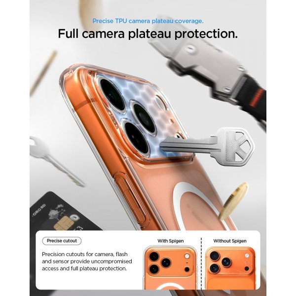 Spigen iPhone 17 Pro Max Cover Ultra Hybrid MagFit Frost White