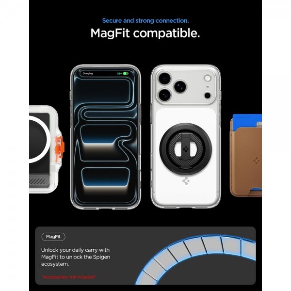 Spigen iPhone 17 Pro Max Cover Ultra Hybrid T MagFit Glossy White