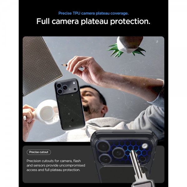 Spigen iPhone 17 Pro Max Cover Ultra Hybrid T MagFit Mat Sort