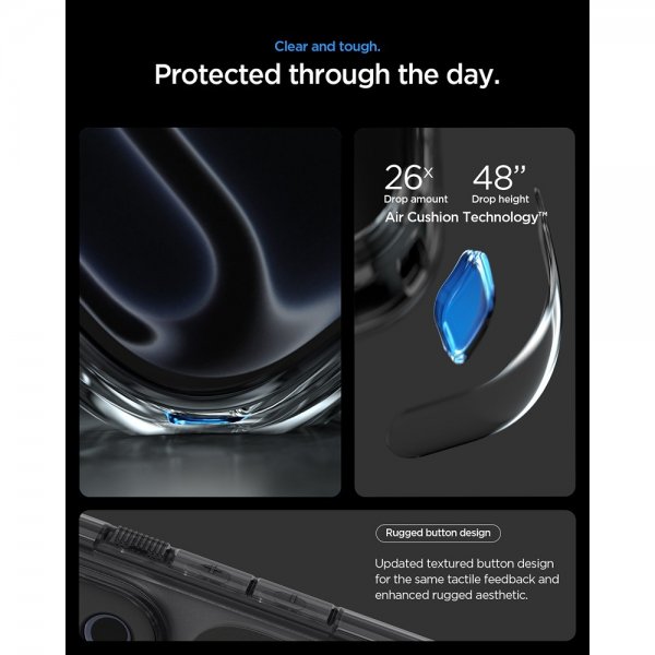 Spigen iPhone 17 Pro Max Cover Ultra Hybrid T MagFit Mat Sort