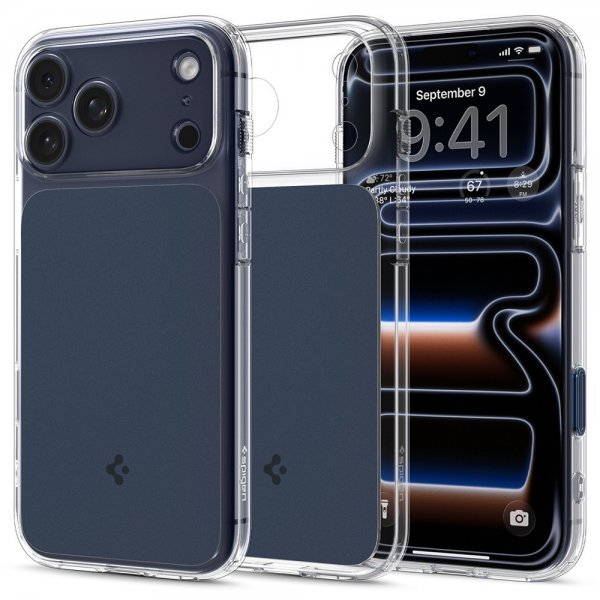 Spigen iPhone 17 Pro Max Cover Ultra Hybrid T MagFit Mat Blå