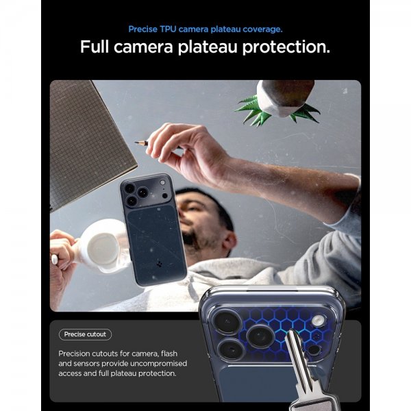 Spigen iPhone 17 Pro Max Cover Ultra Hybrid T MagFit Mat Blå