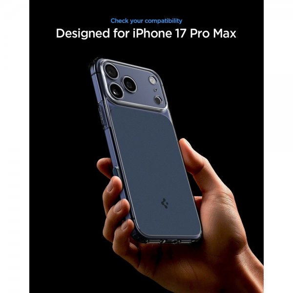 Spigen iPhone 17 Pro Max Cover Ultra Hybrid T MagFit Mat Blå