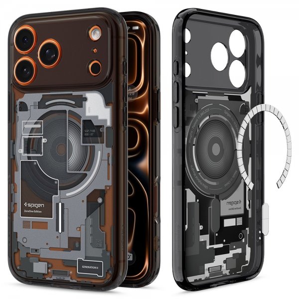 Spigen iPhone 17 Pro Max Cover Ultra Hybrid Zero One MagFit Sort