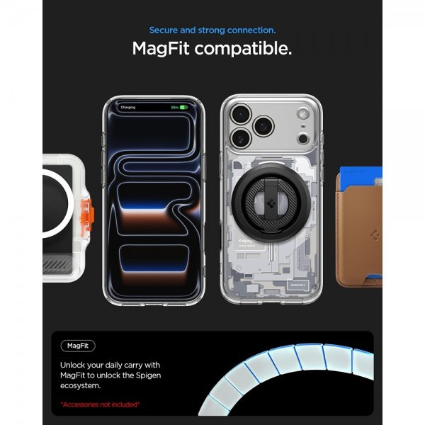 Spigen iPhone 17 Pro Max Cover Ultra Hybrid Zero One MagFit Hvid