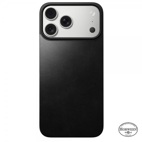 Nomad iPhone 17 Pro Max Skin Mag Læder Bagside Sort