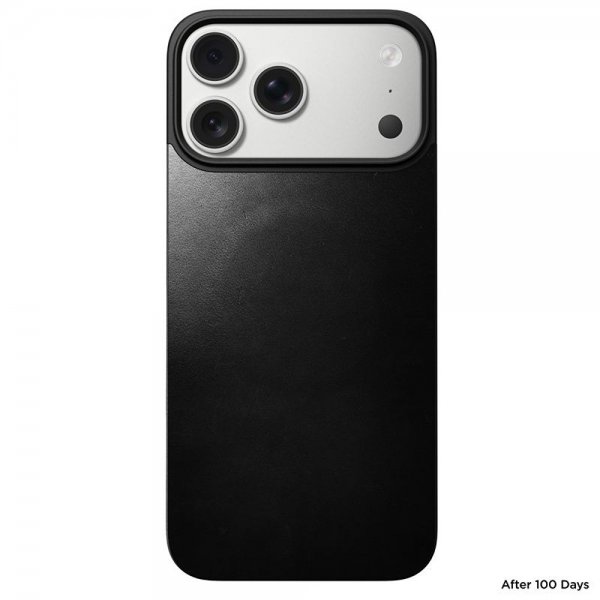 Nomad iPhone 17 Pro Max Skin Mag Læder Bagside Sort