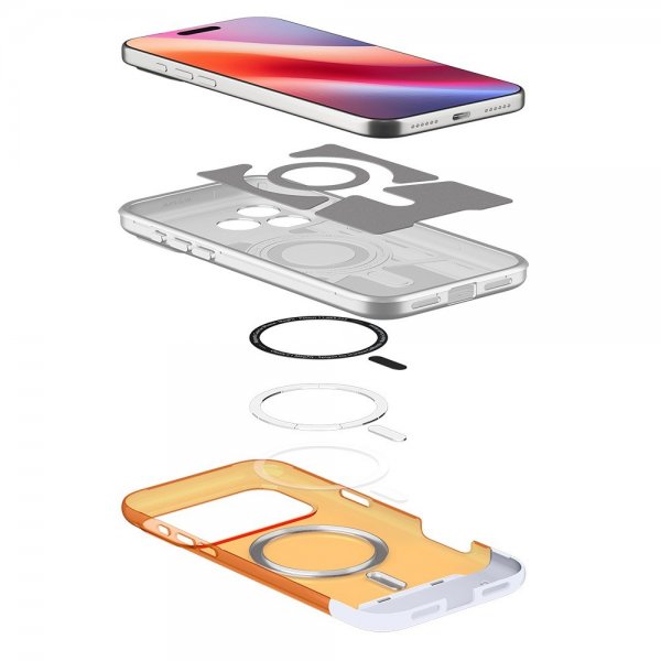 Spigen iPhone 17 Pro Cover Classic C1 MagFit Tangerine